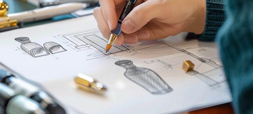 perfume bottle design fonli